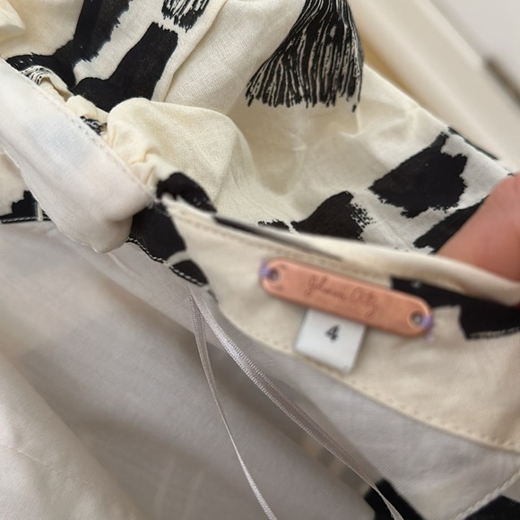 Silencio De Montana Cotton Poplin Crop Top - Picture 3 of 9